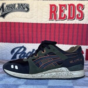 Size 10 - ASICS Gel Lyte 3 Duffel Bag Womens Black Green